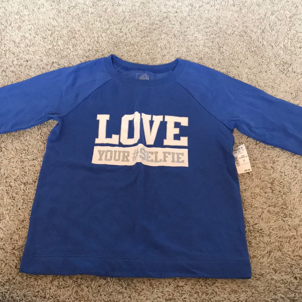 Blue long sleeve shirt